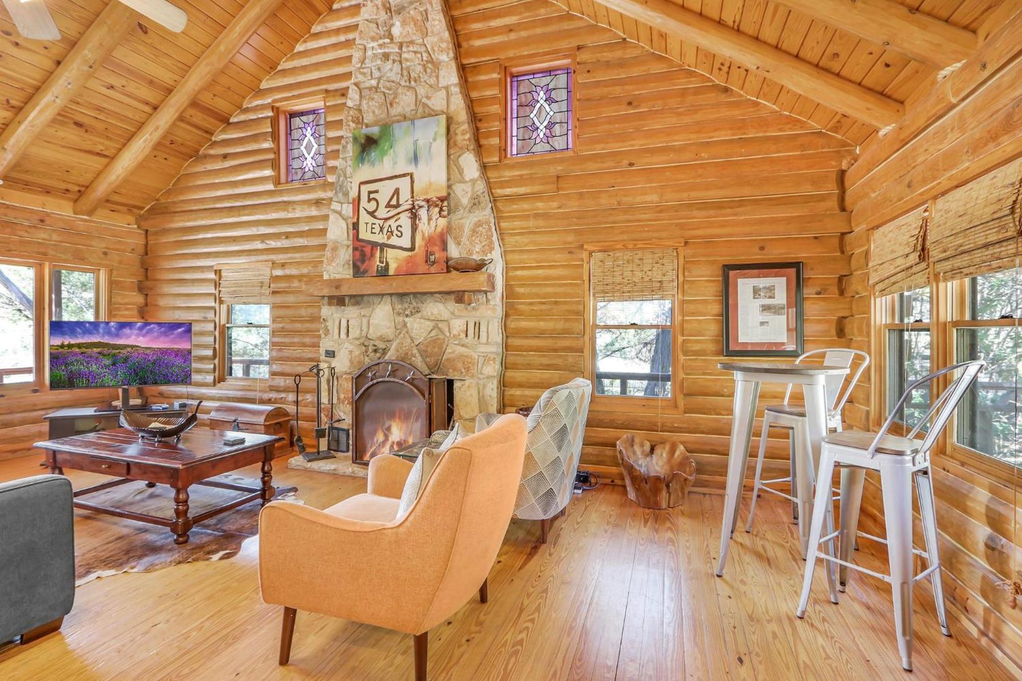 Falls Log Home 温伯利 外观 照片